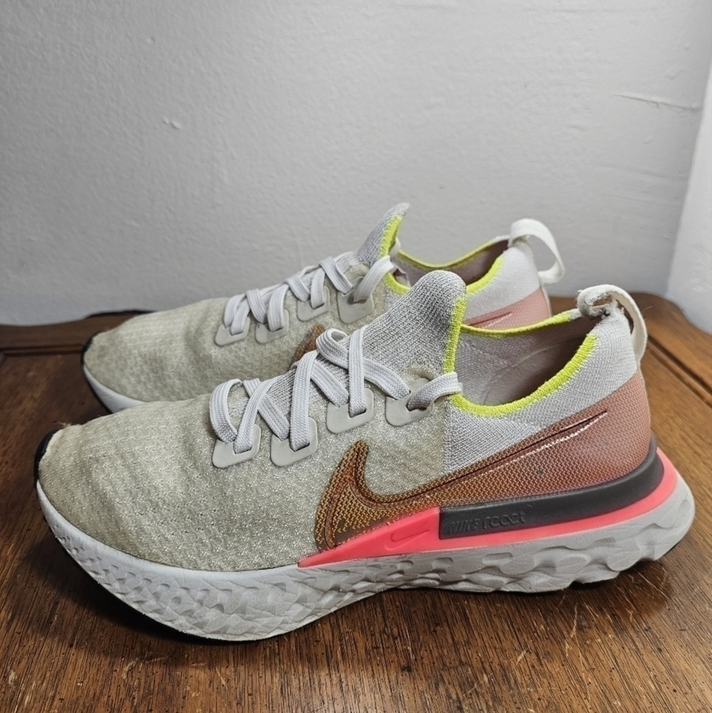 Nike React Infinity Run Pink Blast 2019 Running Shoes CD4372-004 Women's Size 9